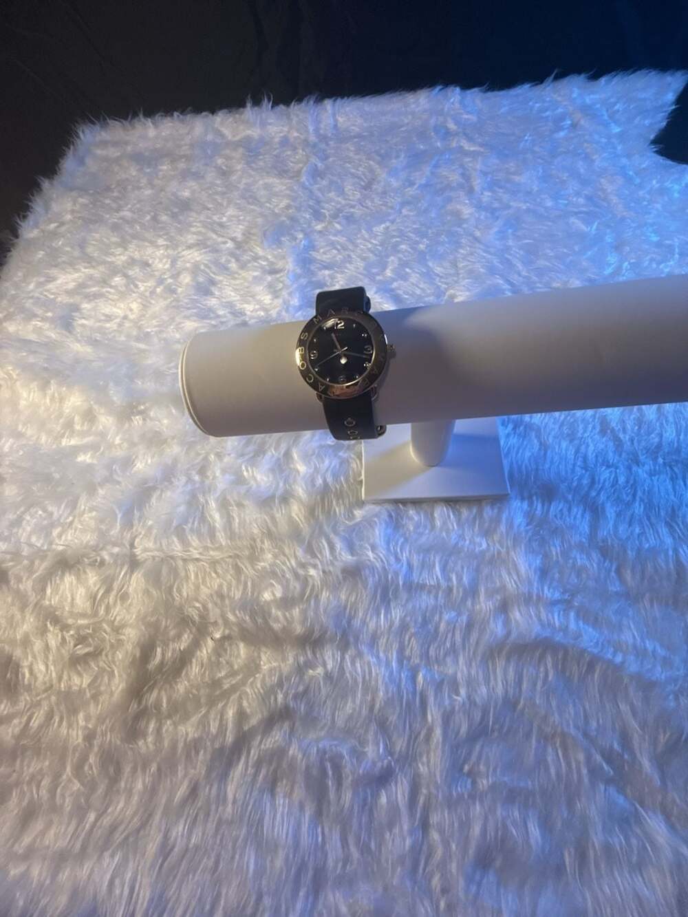 Marc by Marc Jacobs Amy Women's Analog Watch MBM1154 with Black Leather Strap